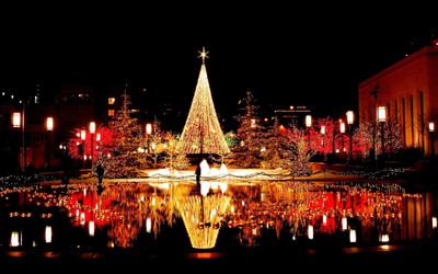 

christmas_nights ON FINE ART PAPER HD QUALITY WALLPAPER POSTER Fine Art Print(19 inch X 13 inch, Rolled)