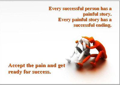 

Posterhouzz Accept The Pain Paper Print(12 inch X 18 inch, Rolled)