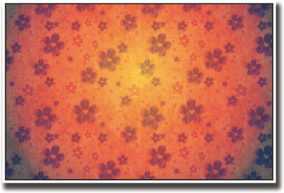 

Amazing orange floral design Fine Art Print(12 inch X 18 inch, Rolled)