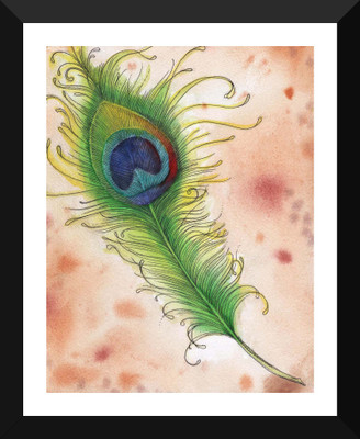

Tallenge - Colorful Peacock Feather - Premium Quality A3 Size Framed Poster Paper Print(17 inch X 12 inch, Framed)