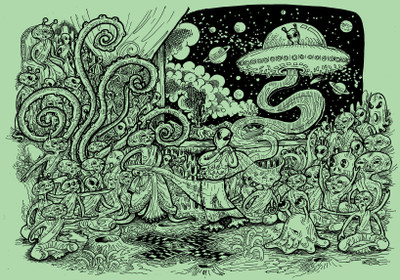 

The Alien Mahabharata Paper Print(36 inch X 24 inch)