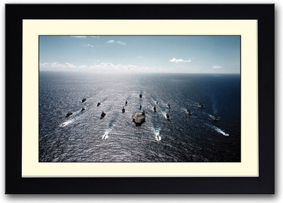

Navy Fleet Fine Art Print(14 inch X 20 inch, Framed)