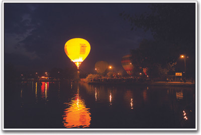 

Yellow Hot Air Balloon Paper Print(12 inch X 18 inch)