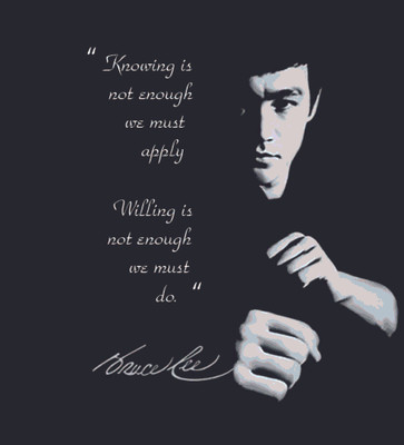 

Bruce Lee Quote Photographic Paper(16 inch X 12 inch)