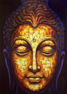 

Posterhouzz Poster - " Peaceful Saint" 11 Fine Art Print(18 inch X 12 inch, Rolled)