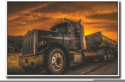 

Posterhouzz Amazing black truck Fine Art Print(12 inch X 18 inch, Rolled)