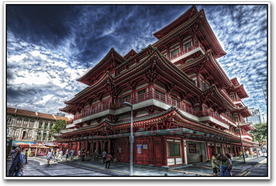 Buddha Relic Temple Paper Print(12 inch X 18 inch)