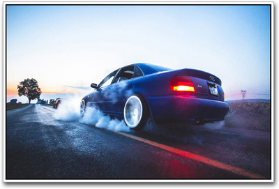 

SuperCar Burnout Paper Print(12 inch X 18 inch)
