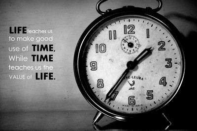 

Oshi - Time Never Waits Paper Print(12 inch X 18 inch, Streched)