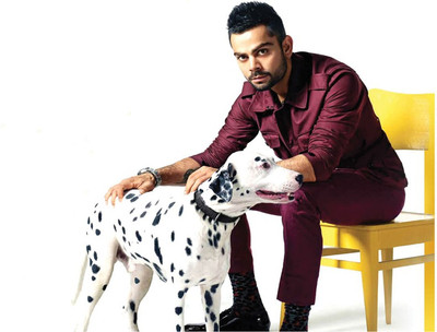 

ESP Creation Virat With Dog Paper Poster (12x18 Inch) Paper Print(18 inch X 12 inch, Rolled)
