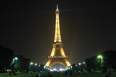 

Eiffel Tower At night poster Paper Print(12 inch X 18 inch, Rolled)