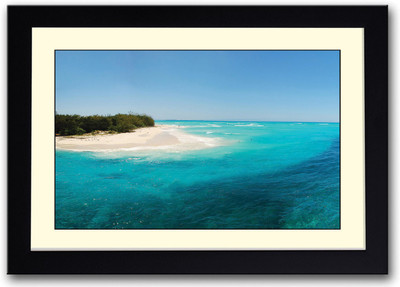 

Azure beach Fine Art Print(14 inch X 20 inch, Framed)