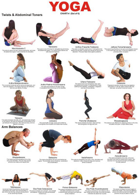 

Yoga Peace Of Mind And Good Health Paper Print(18 inch X 12 inch, Rolled)