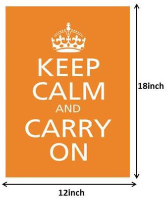 23% OFF on Keep Calm and Carry On Paper Print(18 inch X 12 inch, Rolled) 23% OFF on Keep Calm and Carry On Paper Print(18 inch X 12 inch, Rolled)