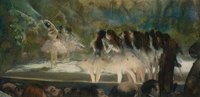 Tallenge - Ballet At The Paris Opera by Edgar Degas - A3 Size Unframed Poster Paper Print(16.5 inch X 11.6 inch)