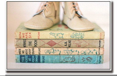 

Posterhouzz Books and Boots Fine Art Print(12 inch X 18 inch, Rolled)