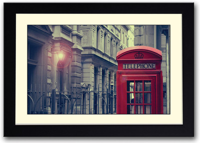 

Telephone Booth Fine Art Print(14 inch X 20 inch, Framed)