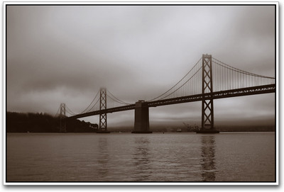 

Bay Bridge San Francisco Paper Print(12 inch X 18 inch)