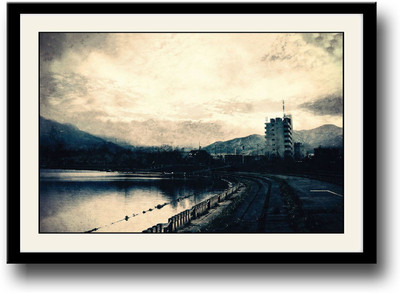 

Beach landscape Fine Art Print(10 inch X 14 inch, Framed)