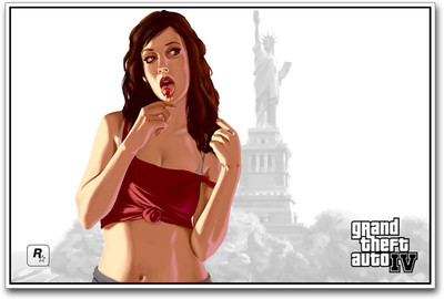 

Girl in GTA 4 Paper Print(12 inch X 18 inch)