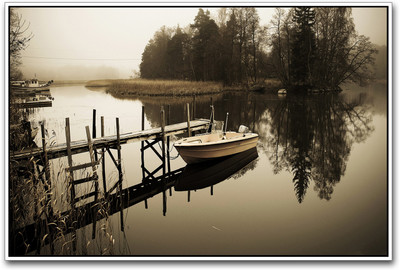 

Boat in river Paper Print(12 inch X 18 inch)
