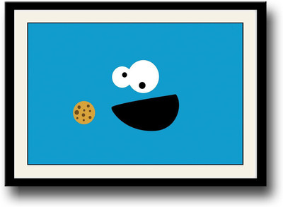 

Cookie Monster Fine Art Print(10 inch X 14 inch, Framed)