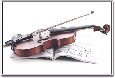 

Violin and Music Paper Print(12 inch X 18 inch)