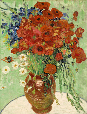 

Tallenge Old Masters Collection - Vase With Daisies And Poppies By Vincent Van Gogh - A3 Size Premium Quality Rolled Poster Paper Print(16.5 inch X 11.7 inch, Rolled)