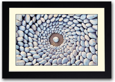 

White Stones Fine Art Print(14 inch X 20 inch, Framed)