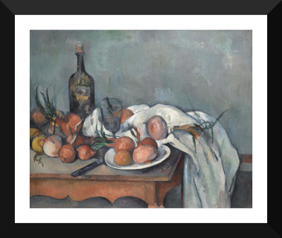 

Tallenge Modern Masters Collection - Still life with kettle by Paul Cézanne - Premium Quality A3 Size Framed Poster Paper Print(17 inch X 12 inch, Framed)