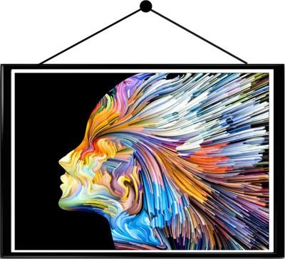 

Calm buddha framed poster Paper Print(16.5 inch X 13.7 inch, Framed)
