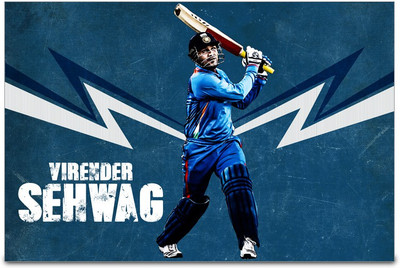 

ShopMantra Virender Sehwag Blaster Paper Print(12 inch X 18 inch)