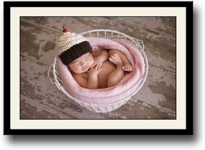 

Super cute little newborn Fine Art Print(10 inch X 14 inch, Framed)