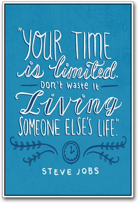

Steve Jobs Quote incredible Paper Print(18 inch X 12 inch)
