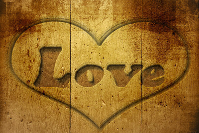 

Love Expressions - Wood Love Paper Print(12 Inch X 18 Inch)