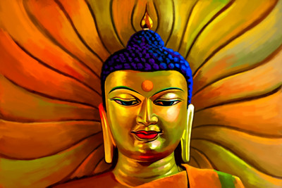 

Buddha Painting Canvas Art(24 inch X 36 inch)