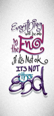 

Posterhouzz If It'S Not Ok It'S Not The End Poster Fine Art Print(18 inch X 12 inch, Rolled)