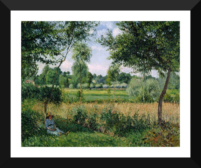 

Tallenge Modern Masters Collection - Morning Sunlight Effect, Eragny by Camille Pissarro - Premium Quality A3 Size Framed Poster Paper Print(17 inch X 12 inch, Framed)
