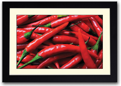 

Red Chilli Fine Art Print(14 inch X 20 inch, Framed)