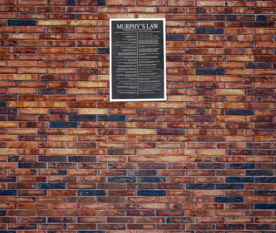 

Murphy's Law Paper Print(18 inch X 12 inch)