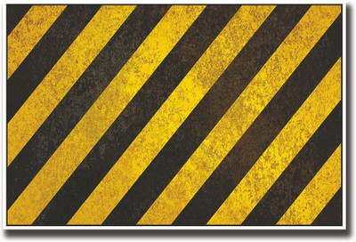

Black and yellow stripes abstract Fine Art Print(12 inch X 18 inch, Rolled)