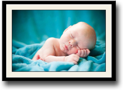 

Cute expression of baby Fine Art Print(10 inch X 14 inch, Framed)