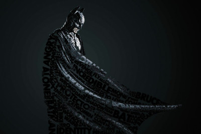 

Batman Style Lettering Paper Poster 12"x18" Paper Print(13 inch X 19 inch, Rolled)