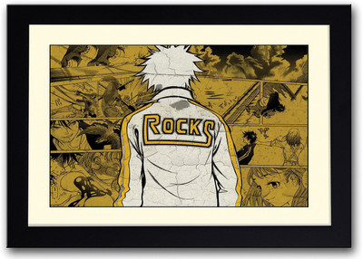

Cartoon Character Rocks Fine Art Print(14 inch X 20 inch, Framed)