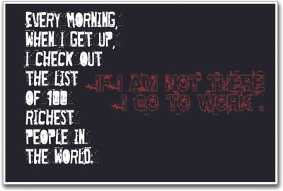 

100 Richest People Motivational Paper Print(12 inch X 18 inch)