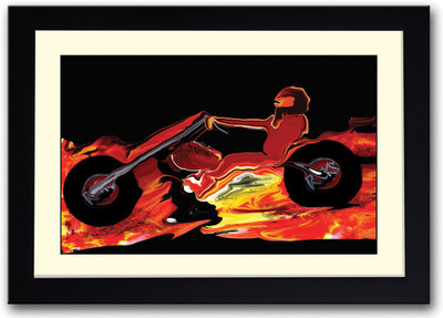 

Artistic Bike AFP0471 Fine Art Print(14 inch X 20 inch, Framed)