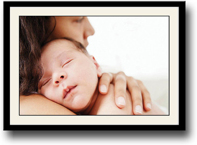 

Baby with mother Fine Art Print(10 inch X 14 inch, Framed)