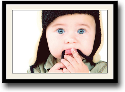 

Beautiful eyes cute baby Fine Art Print(10 inch X 14 inch, Framed)