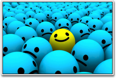 

Smiley faces Paper Print(12 inch X 18 inch)