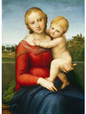

Tallenge Old Masters Collection - The Small Cowper Madonna by Raphael - A3 Size Premium Quality Rolled Poster Paper Print(16.5 inch X 11.7 inch, Rolled)